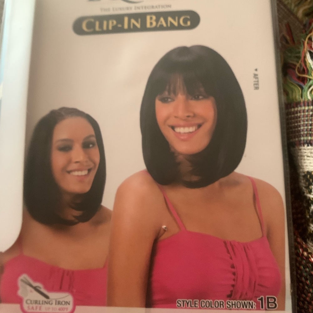 Clip on bangs never used